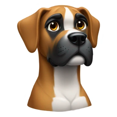 Police boxer dog sticker