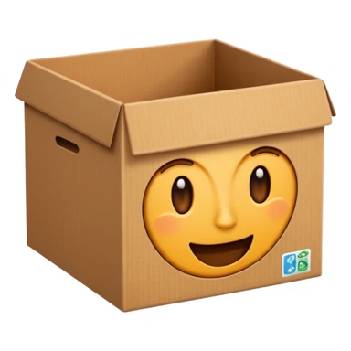 recycled paper box sticker