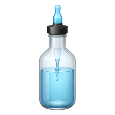 dropper bottle  sticker