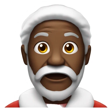 Mad Black Santa sticker