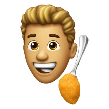 cuchara con salsa  sticker