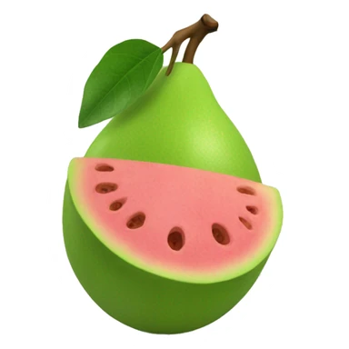 3D Guava sticker