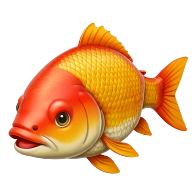 generate perch, carp emojis in apple emoji style or telegram emojis style sticker