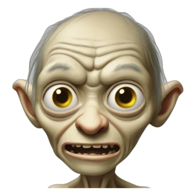 Gollum tchèque zemmour sticker