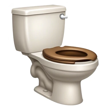 Poop toilet sticker