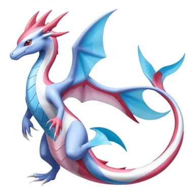 Latios-Kyurem-Gabite-Milotic-Dragonair-Fakémon-hybrid (full body) sticker