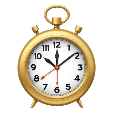 horloge avec la petite aiguille sur le 6 et la grande sur le 7 sticker