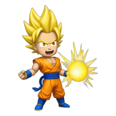 Super sayan sticker