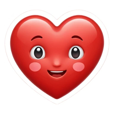 cute love flying emoji sticker