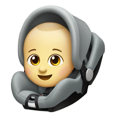 Infant car seat sticker