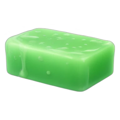 Green soap sticker