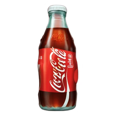 bottle of coca cola sticker