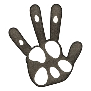 ok sign with paw hands sticker