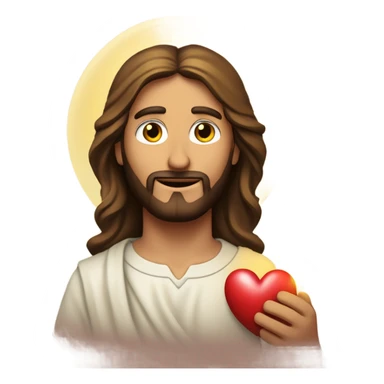 Jesuscristo con un corazón así 💗 sticker