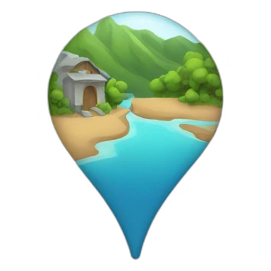 location pin sticker