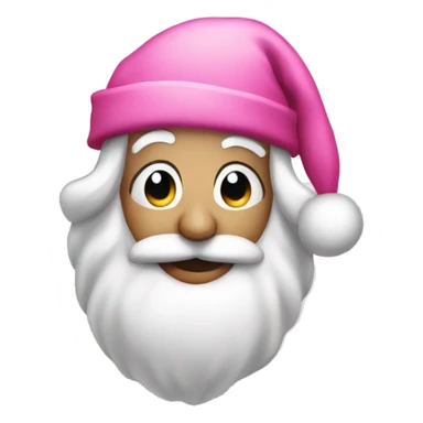 pink christmast sticker