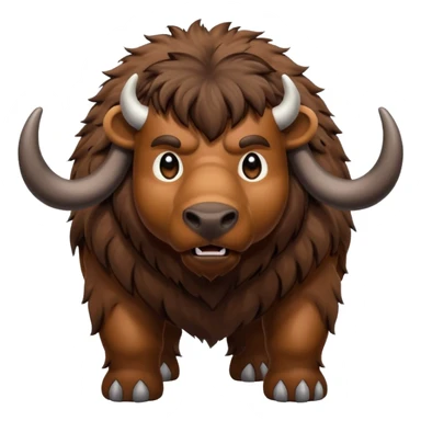 Buffalo in motion sticker