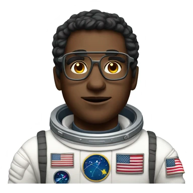Astronaut Male Nerd sticker