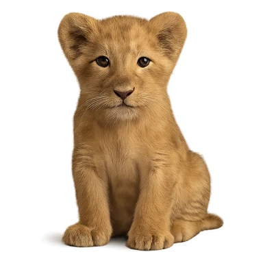 Lion cub sticker