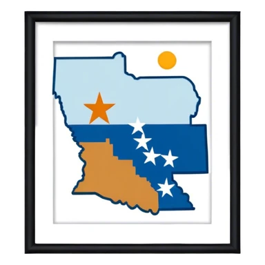 Tennessee and Indiana ￼ sticker