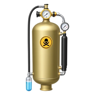 diving oxygen tank sticker