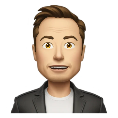 elon Musk fou de rage sticker