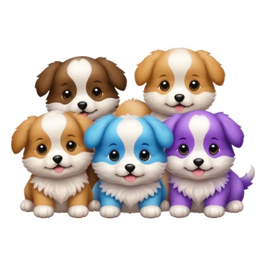 Puppies sticker