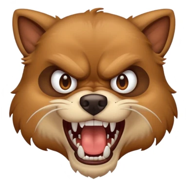 angry dog sticker