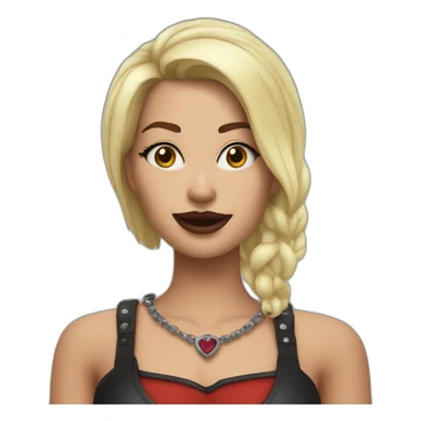 Harley-queen sticker