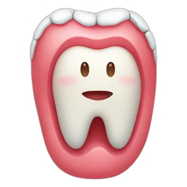 missing teeth sticker