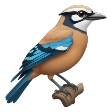 bird jay sticker