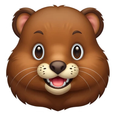 cute beaver sticker
