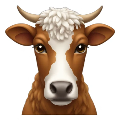 Vache sur mouton sticker