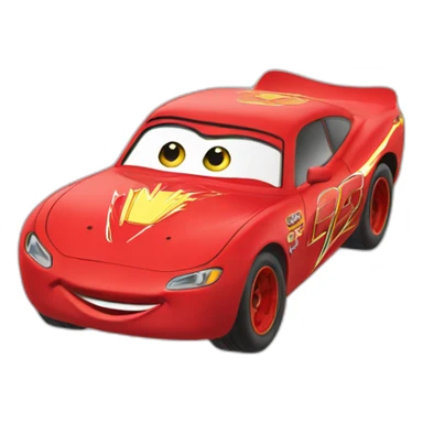 Flash mcqueen dab sticker