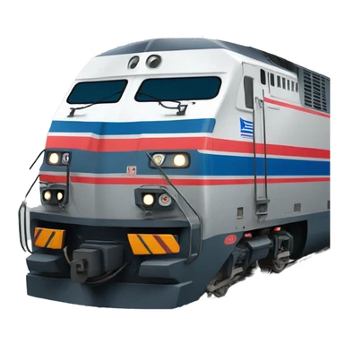 Amtrak locomotive sticker