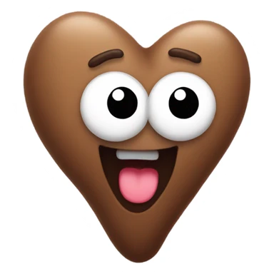 valentines heart eyes poop moji sticker
