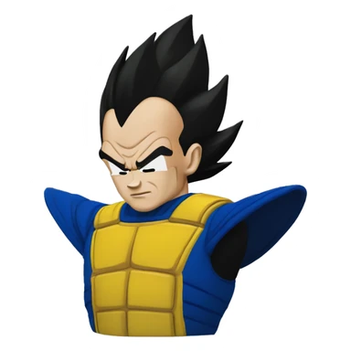majin vegeta sticker