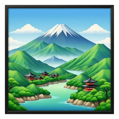 japan country sticker