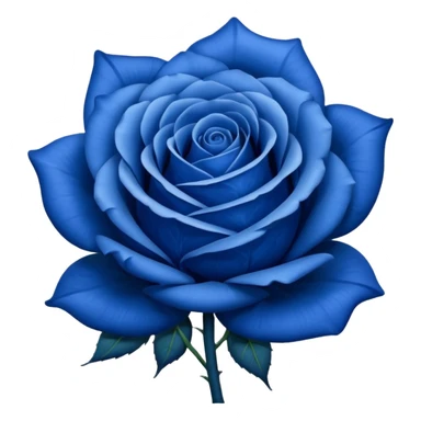 Rosa azul sticker