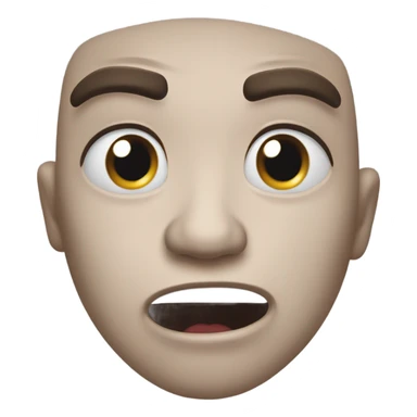 Spitting in disgust  sticker