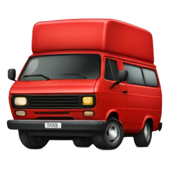 Original red null van sticker