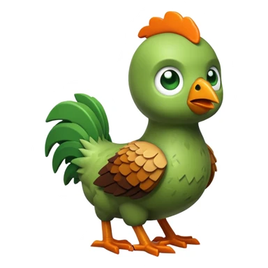 minecraft baby zombie riding minecraft chicken  sticker
