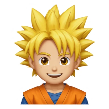 I want emoji of Goku sticker