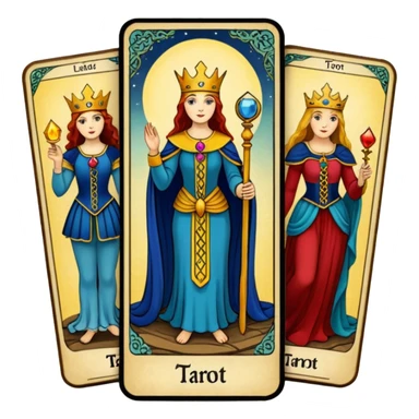 Cards of tarot sticker