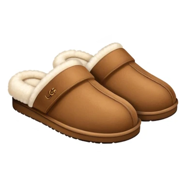 Brown ugg slippers sticker
