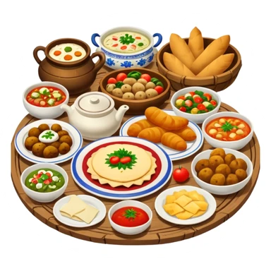 Nourriture d'Europe de l'Est (Slovaque, Hongrois, république tchèque et Pologne) sticker