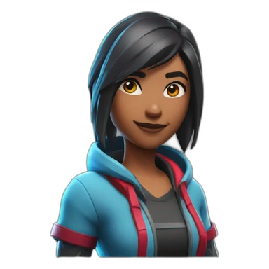 Fortnite skin rubi sticker