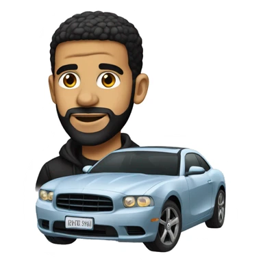 drake in cheap car sticker