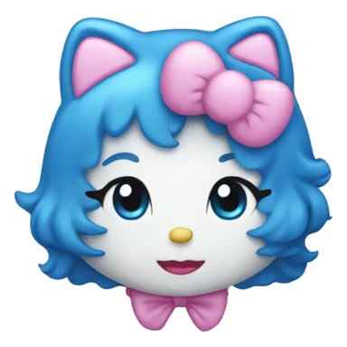 Hello kitty blue 💙 sticker