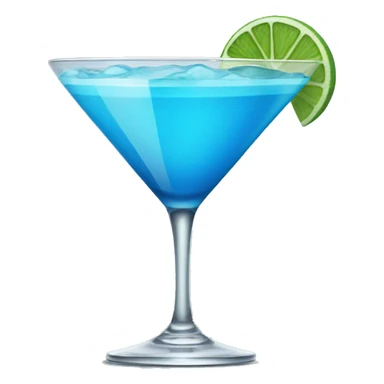 BLUE coctail sticker